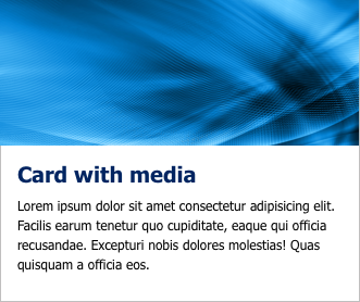 card with media mockup