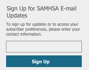 Newsletter small screen