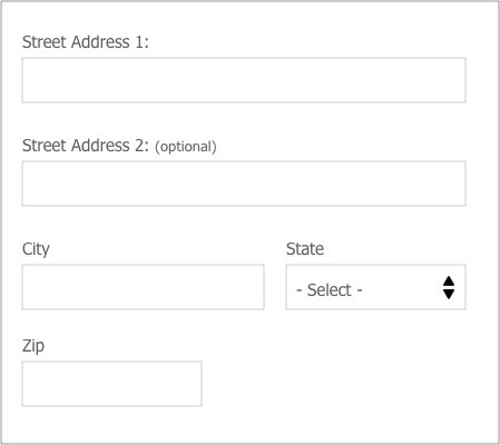 address form