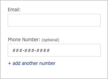 contact form