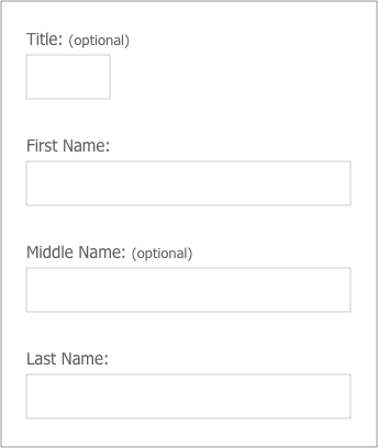 name form