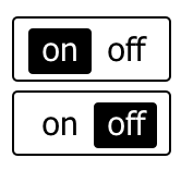 toggle button