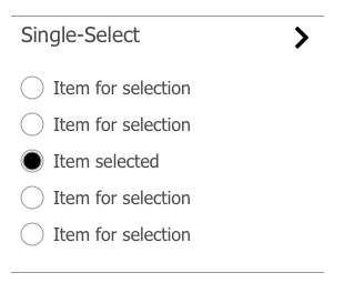 single-select-filters